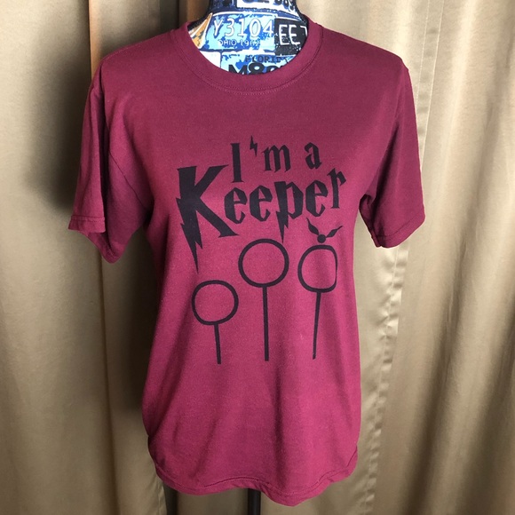 Jerzees Other - Harry Potter Hogwarts I’m a Keeper Short Sleeved Tee Shirt